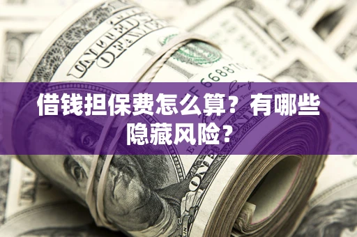 济南借钱担保费怎么算？有哪些隐藏风险？