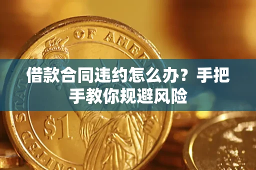 济南借款合同违约怎么办？手把手教你规避风险