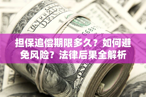 济南担保追偿期限多久？如何避免风险？法律后果全解析