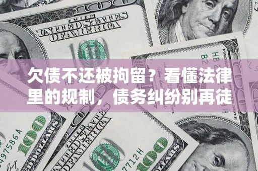 济南欠债不还被拘留？看懂法律里的规制，债务纠纷别再徒劳奔波