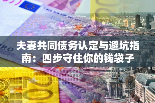 济南夫妻共同债务认定与避坑指南：四步守住你的钱袋子