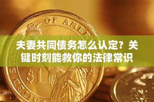 济南夫妻共同债务怎么认定？关键时刻能救你的法律常识