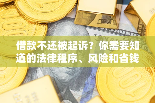 济南借款不还被起诉？你需要知道的法律程序、风险和省钱技巧